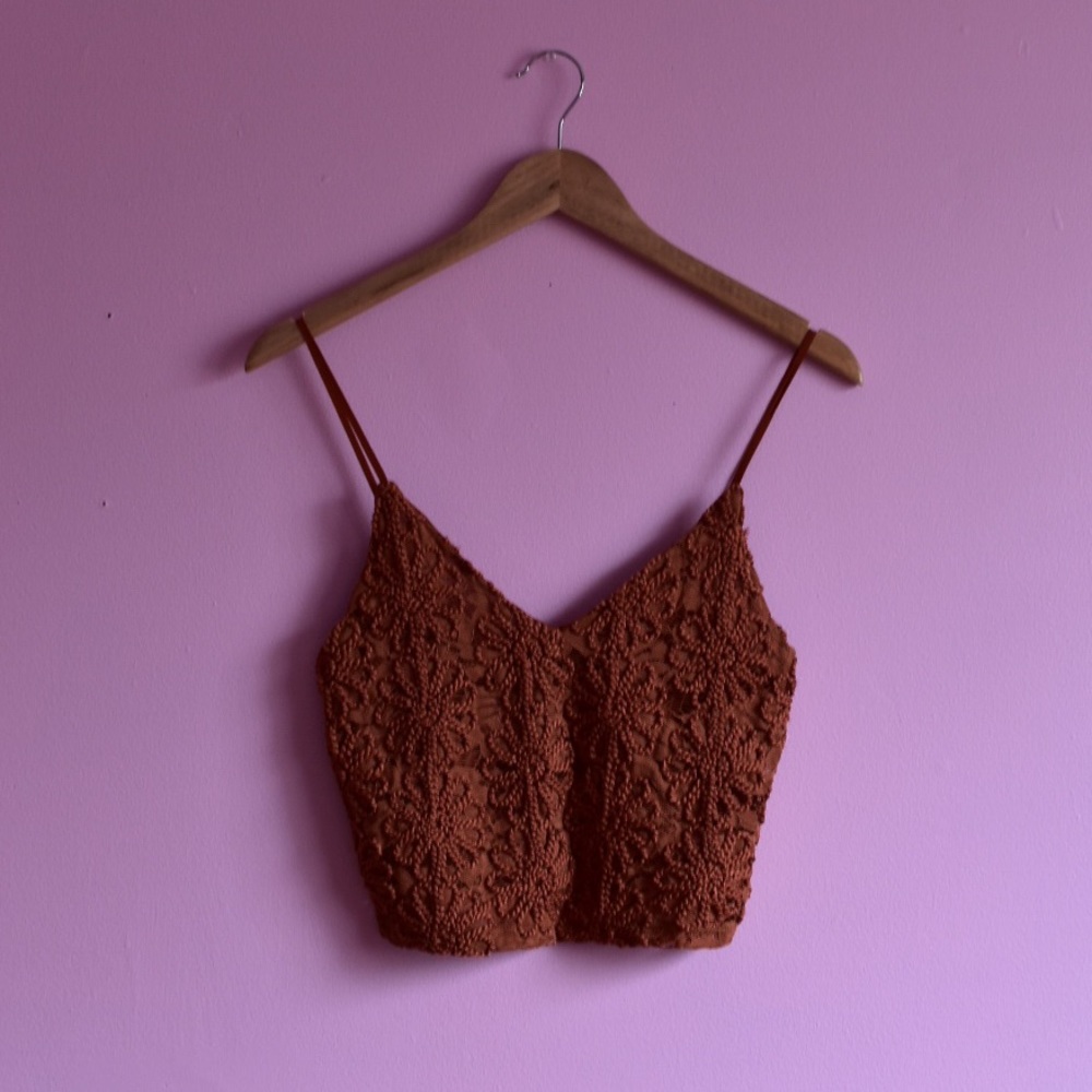 Cinnamon crop top  🦋